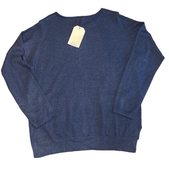 NWT Zara Girl Navy Knit Sweater with Pockets| Size: 13-14 - Picture 2 of 6
